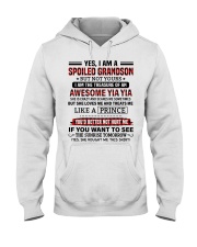 YES I AM A SPOILED GRANDSON Hooded Sweatshirt tile
