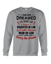 LIVING THE DREAM - LOVELY GIFT FOR DAUGHTER-IN-LAW Crewneck Sweatshirt tile