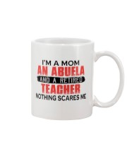 NOTHING SCARES - RETIRED TEACHER - MOM - GRANDMA Mug tile