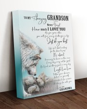 JUST DO YOUR BEST - BEST GIFT FOR GRANDSON 11x14 Gallery Wrapped Canvas Prints aos-canvas-pgw-11x14-lifestyle-front-17