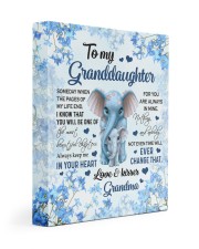 Keep Me In Your Heart - Best Gift For Granddaughter 11x14 Gallery Wrapped Canvas Prints front