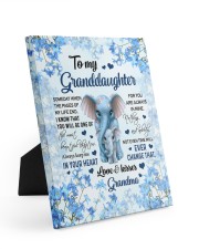 Keep Me In Your Heart - Best Gift For Granddaughter Easel-Back Gallery Wrapped Canvas tile