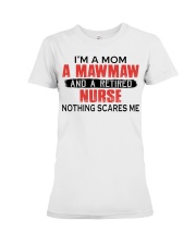 AND A RETIRED - PERFECT GIFT FOR NURSE Premium Fit Ladies Tee tile