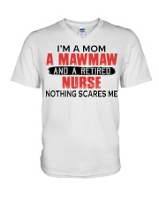 AND A RETIRED - PERFECT GIFT FOR NURSE V-Neck T-Shirt tile