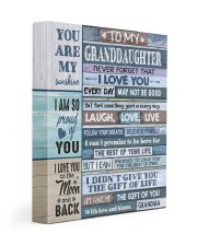 MY SUNSHINE - SPECIAL GIFT FOR GRANDDAUGHTER 11x14 Gallery Wrapped Canvas Prints front