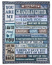 MY SUNSHINE - SPECIAL GIFT FOR GRANDDAUGHTER Fleece Blanket tile