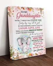 Never Forget That I Love You - Best Gift For Granddaughter 11x14 Gallery Wrapped Canvas Prints aos-canvas-pgw-11x14-lifestyle-front-17