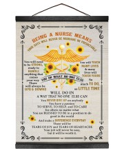 BEING A NURSE MEANS - PERFECT GIFT FOR NURSE Hanging Canvas tile