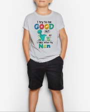 I Try To Be Good - Best Gift For Grandchild Youth T-Shirt lifestyle-youth-tshirt-front-1