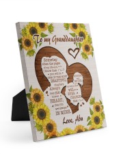 IN YOUR HEART - GREAT GIFT FOR GRANDDAUGHTER Easel-Back Gallery Wrapped Canvas tile