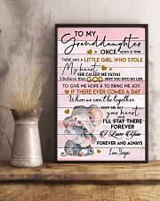 MY HEART - SPECIAL GIFT FOR GRANDDAUGHTER 11x17 Poster lifestyle-poster-3