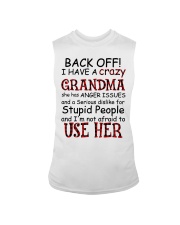 I HAVE A CRAZY GRANDMA - GREAT GIFT FOR GRANDCHILD Sleeveless Tee tile