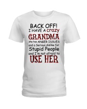 I HAVE A CRAZY GRANDMA - GREAT GIFT FOR GRANDCHILD Ladies T-Shirt tile