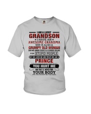 I AM A LUCKY GRANDSON Youth T-Shirt front