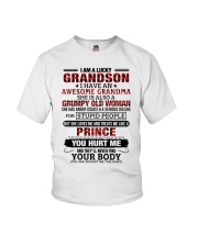I AM A LUCKY GRANDSON Youth T-Shirt tile