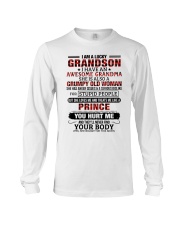 I AM A LUCKY GRANDSON Long Sleeve Tee tile
