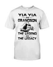 YIA YIA AND GRANDSON THE LEGEND AND THE LEGACY Premium Fit Mens Tee tile