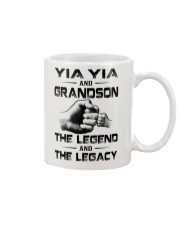 YIA YIA AND GRANDSON THE LEGEND AND THE LEGACY Mug tile