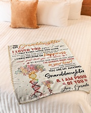 I AM PROUD OF YOU - FROM GRANDMA TO GRANDDAUGHTER Small Fleece Blanket - 30" x 40" aos-coral-fleece-blanket-30x40-lifestyle-front-01