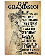 I LOVE YOU - BEST GIFT FOR GRANDSON 11x17 Poster front