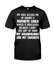 My Kids Accuse Me Of Having A Favorite Child - Perfect Gift For Grandma Premium Fit Mens Tee tile