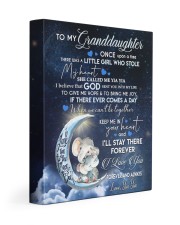 I LOVE YOU - TO GRANDDAUGHTER FROM YIA YIA 11x14 Gallery Wrapped Canvas Prints front