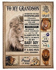 A BIG HUG - LOVELY MESSAGE GIFT FOR GRANDSON Small Fleece Blanket - 30" x 40" front
