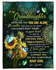 I LOVE YOU - MEANINGFUL GIFT FOR GRANDDAUGHTER Small Fleece Blanket - 30" x 40" front