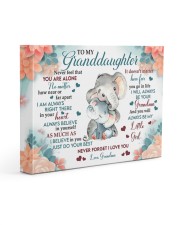 JUST DO YOUR BEST - GREAT GIFT FOR GRANDDAUGHTER 14x11 Gallery Wrapped Canvas Prints front