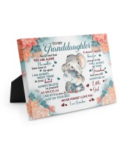 JUST DO YOUR BEST - GREAT GIFT FOR GRANDDAUGHTER Easel-Back Gallery Wrapped Canvas tile