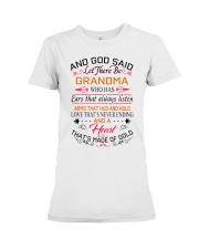 Ears That Always Listen - Perfect Gift For Grandma Premium Fit Ladies Tee tile