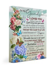 I AM PROUD OF YOU - AMAZING GIFT FOR GRANDSON 11x14 Gallery Wrapped Canvas Prints front