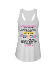 LOTS OF LOVE - NANNY TO GRANDDAUGHTER Ladies Flowy Tank tile