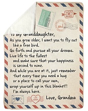 YOU NEED A HUG - TO GRANDDAUGHTER FROM GRANDMA Sherpa Fleece Blanket tile