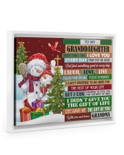 Follow Your Dreams - Lovely Gift For Granddaughter Floating Framed Canvas Prints White tile