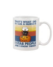 I AM A NURSE - I STAB PEOPLE Mug tile