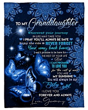 WILL ALWAYS BE SAFE - TO GRANDDAUGHTER FROM GRAMMY Small Fleece Blanket - 30" x 40" front