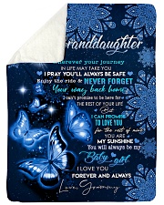 WILL ALWAYS BE SAFE - TO GRANDDAUGHTER FROM GRAMMY Sherpa Fleece Blanket tile
