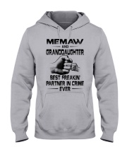 PARTNER IN CRIME - BEST GIFT FOR MEMAW Hooded Sweatshirt front