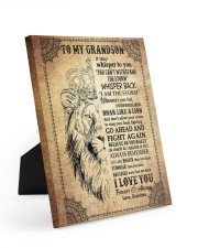 I LOVE YOU - SPECIAL GIFT FOR GRANDSON Easel-Back Gallery Wrapped Canvas tile