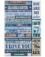 I LOVE YOU - AMAZING GIFT FOR GRANDDAUGHTER Vertical Poster tile