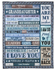 I LOVE YOU - AMAZING GIFT FOR GRANDDAUGHTER Fleece Blanket tile