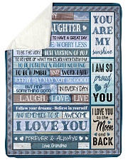 I LOVE YOU - AMAZING GIFT FOR GRANDDAUGHTER Sherpa Fleece Blanket tile