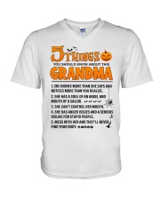 5 Things You Should Know About This Grandma V-Neck T-Shirt tile