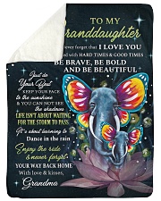 I LOVE YOU - GIFT FOR GRANDDAUGHTER FROM GRANDMA Sherpa Fleece Blanket tile