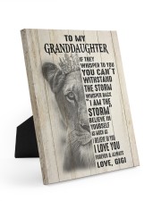 I AM THE STORM - GIGI TO GRANDDAUGHTER Easel-Back Gallery Wrapped Canvas tile