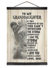 I AM THE STORM - GIGI TO GRANDDAUGHTER Hanging Canvas tile