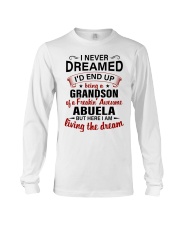 LIVING THE DREAM - PERFECT GIFT FOR GRANDSON Long Sleeve Tee tile