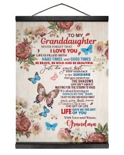JUST DO YOUR BEST - TO GRANDDAUGHTER FROM GRANDMA Hanging Canvas tile