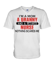 AND A RETIRED - PERFECT GIFT FOR NURSE V-Neck T-Shirt tile
